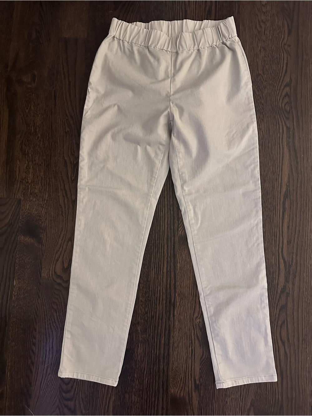 Soft Surroundings Kaki Stretch Waist Long Pants Size Large
